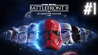 Star Wars Battlefront ll Celebration Edition  2017  Part 1  Multiplayer  Heros VS Villains [upl. by Anaeed]