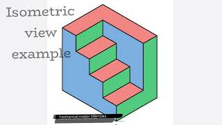 ENGINEERING DRAWING ISOMETRIC VIEW LAYOUT [upl. by Anod909]