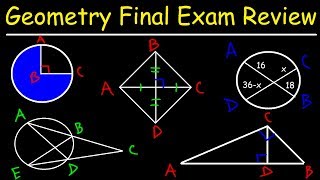 Geometry Final Exam Review  Study Guide [upl. by Einoj]