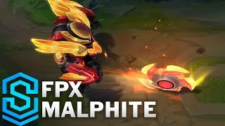 FPX Malphite Skin Spotlight  PreRelease  League of Legends [upl. by Nylaret]