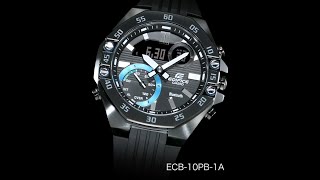 CASIO EDIFICE Smartphone Link ECB10PB1A [upl. by Aliwt]