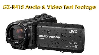 JVC GZR415 Video amp Audio Test Footage [upl. by Llerret363]