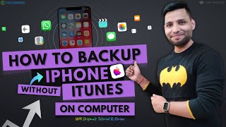 How to Backup iPhone without iTunes on Computer 2023 Backup amp Restore iPhone Data in Minutes [upl. by Marozas515]