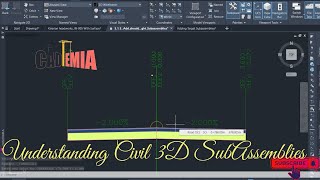 1 Understanding Assemblies and Subassemblies in Civil 3D Video 17 [upl. by Esinel]