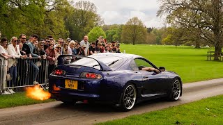 Cars Leaving a car Show in Style  Sportscars In The Park 2023 [upl. by Goody338]