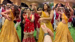 Priyanka Chopra and Isha Ambani Dance at Anant Radhika Wedding [upl. by Otreblasiul439]