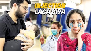 Eda Bemar Hogai 😨  Doctor Nay Injection Laga Diya 🤣  Bilal amp Sehar vlogs [upl. by Particia]