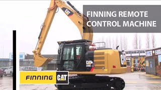 Finnings Remote Control Cat 316E Excavator [upl. by Nnhoj]