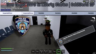 How to get NYPD in Liberty Stories  ColdWorld RP [upl. by Nalym]