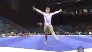 Ludivine Furnon  1996 Olympics Team Compulsories  Floor Exercise [upl. by Oneladgam]