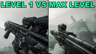 Resident Evil Village  All Assault Rifle Weapon Damage Comparison LEVEL 1 VS MAX LEVEL [upl. by Alimac188]