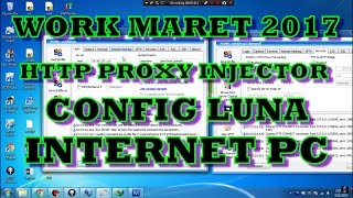 Cara Membuat Config XL 0P0K HPI http proxy Injector Internet PC [upl. by Neerroc]