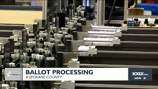 Spokane County ballot processing [upl. by Richart]