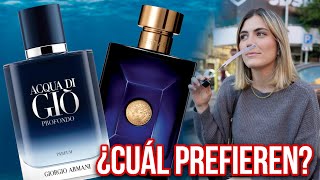 Acqua di Gio Profondo Parfum VS Versace Dylan Blue [upl. by Inama933]