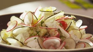 Salade van quinoa met geitenkaas en radijs  De Keuken van Sofie  VTM Koken [upl. by Anewor147]