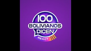 100 Bolivianos Dicen React [upl. by Kore]