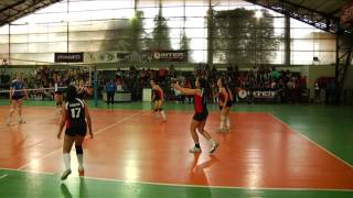 Vóleibol  Final LMVE Colegio Alemán vs Carmela Carvajal Damas  Menores [upl. by Ydorb633]