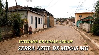 SERRA AZUL DE MINAS MG  PASSEIO PELA À CIDADE SERRA AZUL DE MINAS MG INTERIOR DE MINAS GERAIS [upl. by Bac]