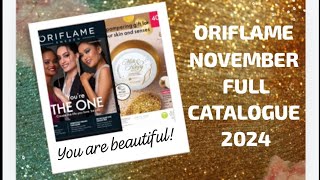 Oriflame November Full Catalogue 2024 [upl. by Wessling]