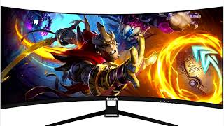 Gawfolk GF340D 34 Ultrawide Curved Monitor Review  144Hz QHD for Immersive Gaming [upl. by Medlin]