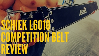 Schiek L6010 Competition Power Belt Review [upl. by Ayerhs859]