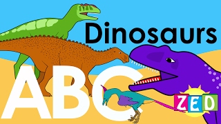 Dinosaur Alphabet Zed  ABC of Dinosaurs  Learn about dinosaurs  NurseryTracks [upl. by Perrine]