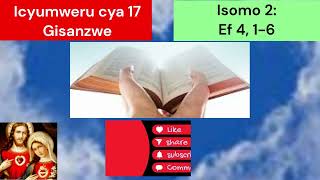 Misa 28 Nyakanga 24 Icyumweru 17 Gisanzwe Isomo 2 [upl. by Dickenson]