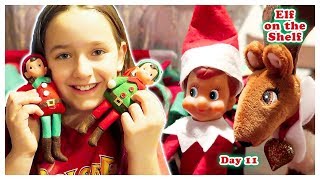 Kids Reacting to Santa Fixing Elves The Elf on the Shelf Vlogmas Day 11 Christmas 2017 [upl. by Dirtsa]