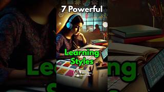 7 Best Learning Styles 🔥 Study Tips for Students studytips studymotivation [upl. by Davenport169]