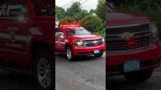 Wakefield Fire Department Car 3 responding [upl. by Peppel870]