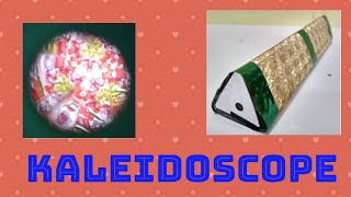 How to make a kaleidoscope with Mirror  School Science Project Ideas  kaleidoscope kaise banaye [upl. by Idalia]