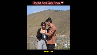 Harshit Prank Tv ♥️ Harshit And Ruhi Video  shorts tranding [upl. by Asina135]