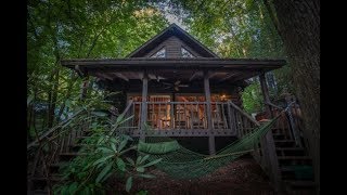 Blue Sky Cabin Rentals  Cool River Dreams  1 bedroom cabin directly on the river [upl. by Furnary263]