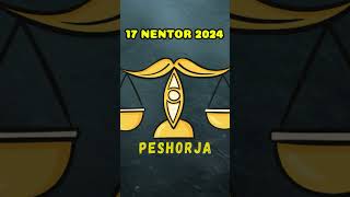 PESHORJA  Horoskopi ditor 17 nentor 2024 [upl. by Ahseniuq770]