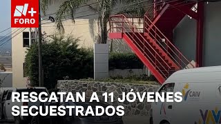 Rescatan a 11 jóvenes víctimas de secuestro virtual en Irapuato Guanajuato  Las Noticias [upl. by Oretos]