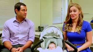 Bachelors Molly amp Jason Mesnick Introduce Baby Riley [upl. by Atirys]