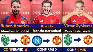 New CONFIRMED and RUMOUR Summer Transfers News 2024 🤪🔥 FT Amorim to United ✅️ Gyökeres To United⏳️ [upl. by Kerk]