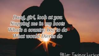 Cole Swindell Flatliner feat Dierks Bentley lyrics\\ Glitter Tacious Lyrics [upl. by Launame]