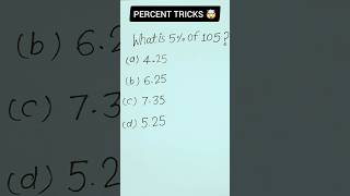 How to solve percentage 🔥 in 5 Second shorts percentage [upl. by Llerad]