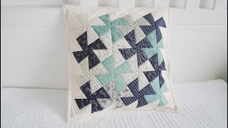 Flic Flac patchwork pillow Tutorial [upl. by Quill]