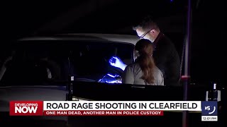 Shooter questioned and released after Clearfield road rage shooting left another man dead [upl. by Harlin238]