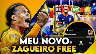 🇳🇱 Usei o Van dijk Grátis e Subi Copas no X1 Fc Mobile Van dijk 98 Review [upl. by Ajnos]