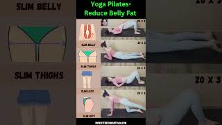 Yoga PilatesReduce Belly Fat  Pilates Yoga  Yoga Pilates Workout  shorts  fitnessmantram [upl. by Hessney]