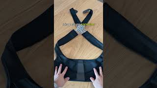 How to wear a posture corrector easy the best posture corrector I have ever tried [upl. by Eiralc342]