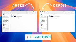 Transforme os botões do Windows para o visual do Macos Leftsider para Windows [upl. by Hubie]