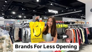 Brands For Less Opening with Tricia  Jurong Point [upl. by Dnalrag]