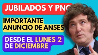 🎅 REGALO de NAVIDAD para JUBILADOS de ANSES 🎁 ADELANTO del AGUINALDO ➕ BONO EXTRA en DICIEMBRE [upl. by Winser]