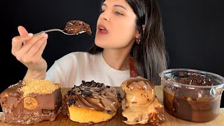 BEST CHOCOLATE DESSERTS  MUKBANG  ASMR  EATING SOUNDS [upl. by Jaymie865]