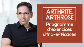 Arthrite et arthrose exercices ULTRAEFFICACES à faire en position assise [upl. by Tildi]