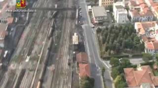 Le immagini dellincidente ferroviario della Polizia Scientifica  Viareggio 30 giugno 2009 [upl. by Aydin153]